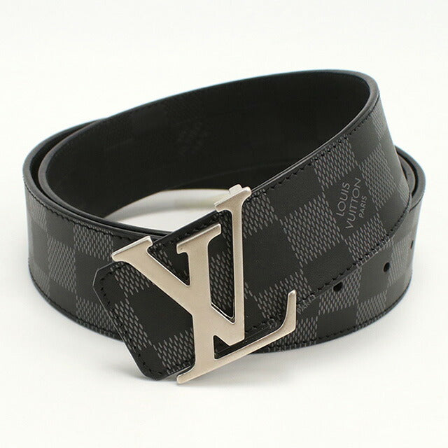 ルイ・ヴィトン ベルト メンズ ブランド LOUIS VUITTON アンフィニ-グラフィット M0107T グレー系 ブラック 選べるモデル LOVM0107TA