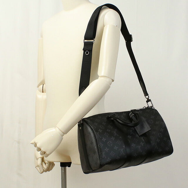 ルイヴィトン ミニボストン メンズ ブランド LOUIS VUITTON エクリプス キーポル・バンドリエール 35 M46655 グレー バッグ LOVM46655011
