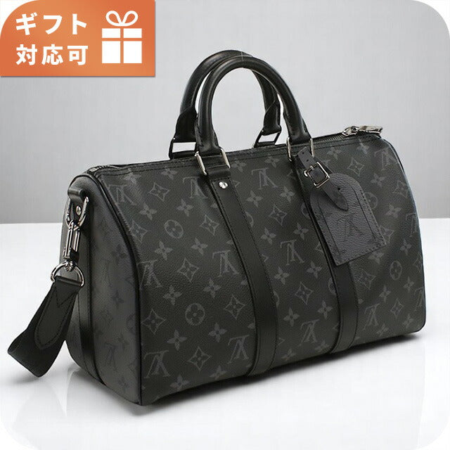 ルイヴィトン ミニボストン メンズ ブランド LOUIS VUITTON エクリプス キーポル・バンドリエール 35 M46655 グレー バッグ LOVM46655011