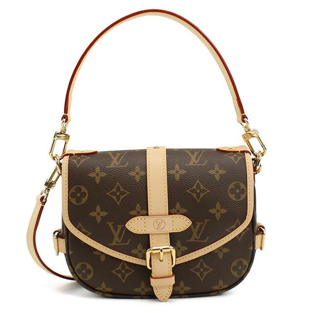 ルイヴィトン 斜め掛け ショルダーバッグ レディース ブランド LOUIS VUITTON モノグラム ソミュール BB M46740 ブラウン バッグ LOVM46740011