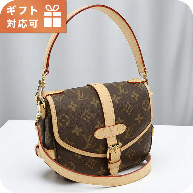 ルイヴィトン 斜め掛け ショルダーバッグ レディース ブランド LOUIS VUITTON モノグラム ソミュール BB M46740 ブラウン バッグ LOVM46740011
