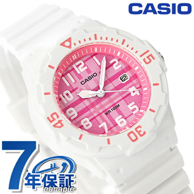 Casio Casio CASIO LRW-200H-4CV Chipkashi Overseas Model Ladies Watch Brand Casio Casio Pink White White White LRW-200H-4CVDF