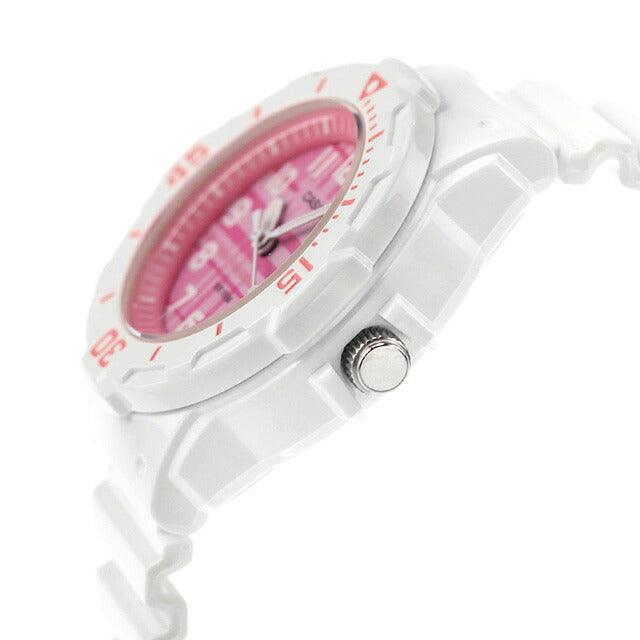 Casio Casio CASIO LRW-200H-4CV Chipkashi Overseas Model Ladies Watch Brand Casio Casio Pink White White White LRW-200H-4CVDF