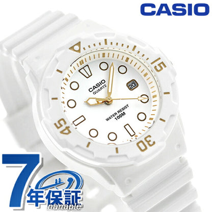 Casio Chip Kasi Pukasio观看品牌日期经典海外模特白色LRW-200H-7E2VDF男士