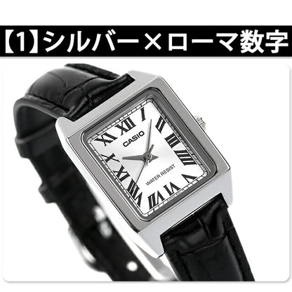 casio芯片喀什Cheep Casio Quartz ltp-v007l海外模特女士观看品牌模拟银色白金白金可选模型