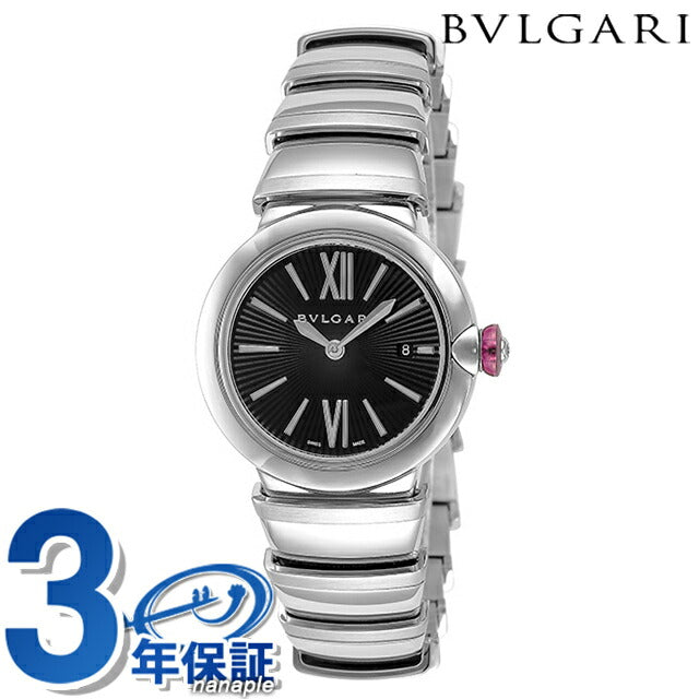 Bulgari Watch Watch Brand Ladies Lucial Quartz LU28BSSD Black Black Swiss