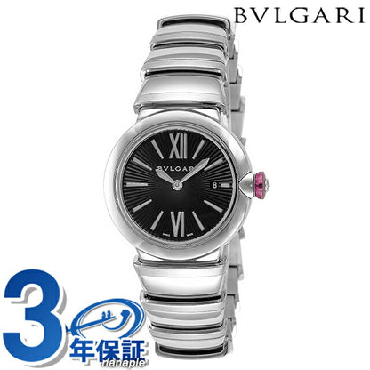 Bulgari Watch Watch Brand Ladies Lucial Quartz LU28BSSD Black Black Swiss