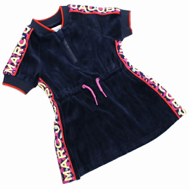 マークジェイコブス ワンピース ベビー ブランド MARC JACOBS W12423 NAVY　ネイビー系 ウェア 選べるモデル MAJW12423A