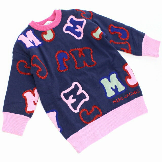 マークジェイコブス ニット ベビー ブランド MARC JACOBS W12428 NAVY ネイビー系 マルチカラー ウェア 選べるモデル MAJW12428A