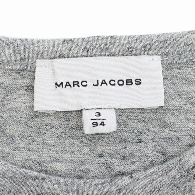 Mark Jacobs T -shirt Baby Brand MARC JACOBS W15623 CHINE GREY Gray Wear Selectable Model MAJW15623A