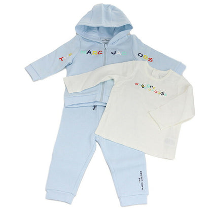 マーク・ジェイコブス セットアップ ベビー ブランド MARC JACOBS タイ W98137 PALE BLUE ブルー系 ウェア MAJW98137B