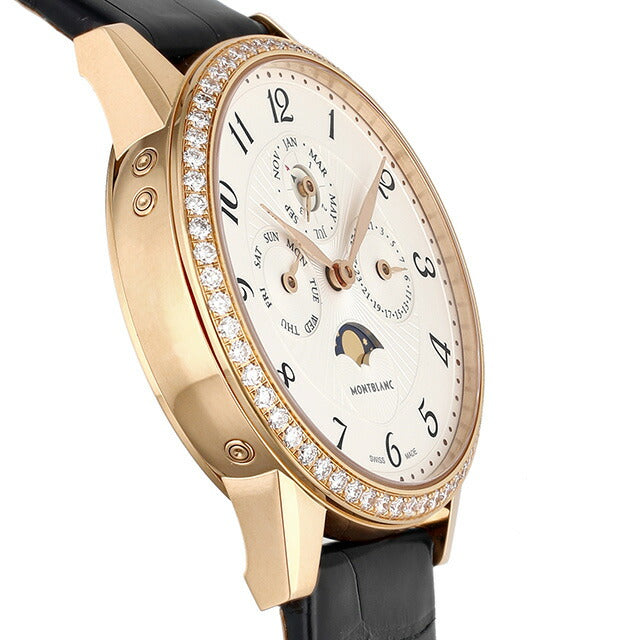 Montblanc Bohem Automatic Watch Brand Ladies Diamond Moon Phase Montblanc 112503 Analog MB112503