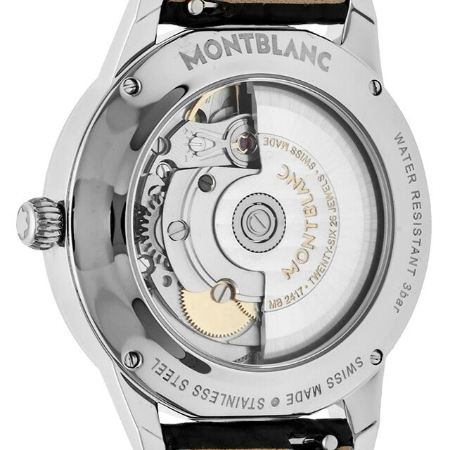 Montblanc Bohem Automatic Watch Brand Ladies Diamond Montblanc 114734 Analog Silver Black Black Black Swiss MB114734