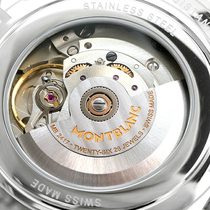 Mont Blanc 4810 Automatic Mechanical Watch Brand Men 114852 Analog Silver Switzerland MB114852