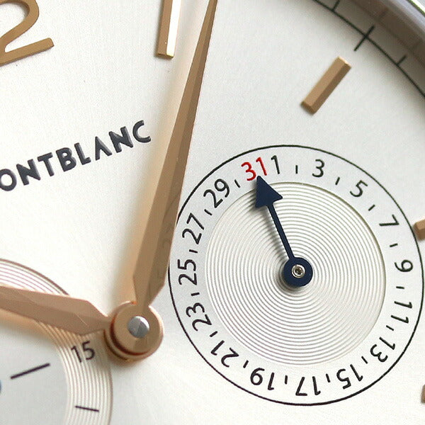 Montblanc Clock Heritage Germetry Twin Counter Date 40.5毫米小型第二自动机械男士手表品牌114872 [92C24] MB114872