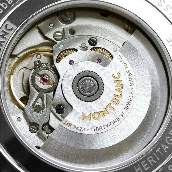 Montblanc Clock Heritage Germetry Twin Counter Date 40.5毫米小型第二自动机械男士手表品牌114872 [92C24] MB114872