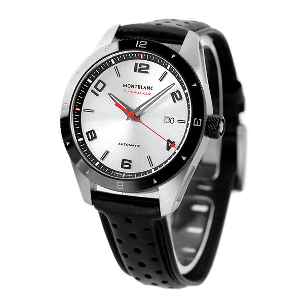 モンブラン 時計 タイムウォーカー 41mm 自動巻き 機械式 メンズ 腕時計 ブランド 116058 シルバー ブラック MB116058