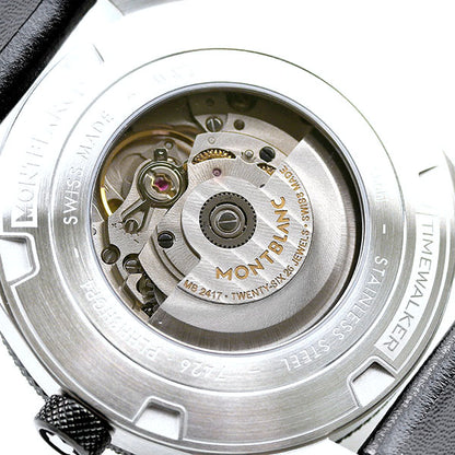 モンブラン 時計 タイムウォーカー 41mm 自動巻き 機械式 メンズ 腕時計 ブランド 116058 シルバー ブラック MB116058