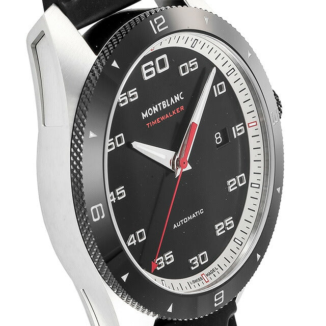 モンブラン タイムウォーカー 自動巻き 腕時計 ブランド メンズ MONTBLANC 116059 アナログ ブラック 黒 スイス製 MB116059
