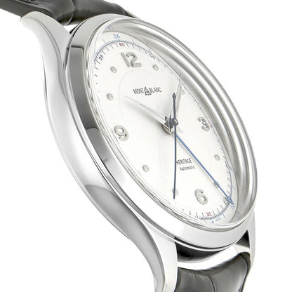 モンブラン ヘリテイジ 自動巻き 腕時計 ブランド メンズ MONTBLANC 119948 アナログ シルバー グレー スイス製 MB119948