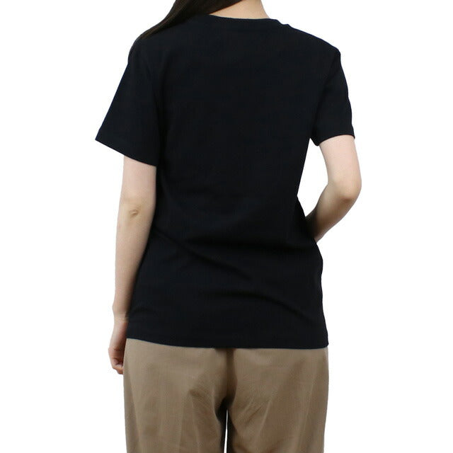 Maison Kizu T -shirt Ladies Brand Cotton 100% Portugal IW00131 Black Black Fashion Select Makiiw00131A