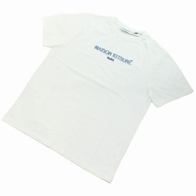 メゾンキツネ 半袖Ｔシャツ メンズ ブランド MAISON KITSUNE ポルトガル KM00119 ホワイト系 ウェア 選べるモデル MKIKM00119A