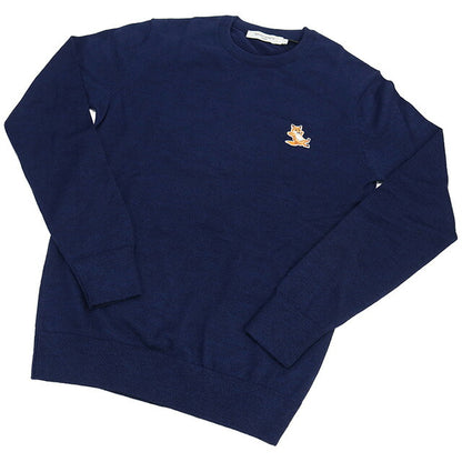 メゾンキツネ ニット メンズ ブランド MAISON KITSUNE モロッコ KM00501 NAVY MELANGE ネイビー系 ウェア 選べるモデル MKIKM00501A