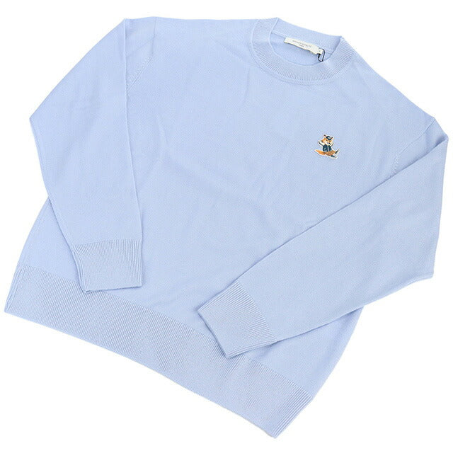 Maison Knit针织男士品牌Maison Kitsune Morocco KM00503淡蓝色磨损选择MKIKM00503A