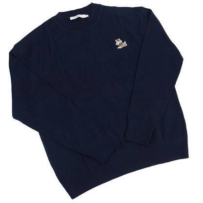 Maison Knit男士品牌Maison Kitsune Morocco KM00503海军海军磨损精选MKIKM00503B