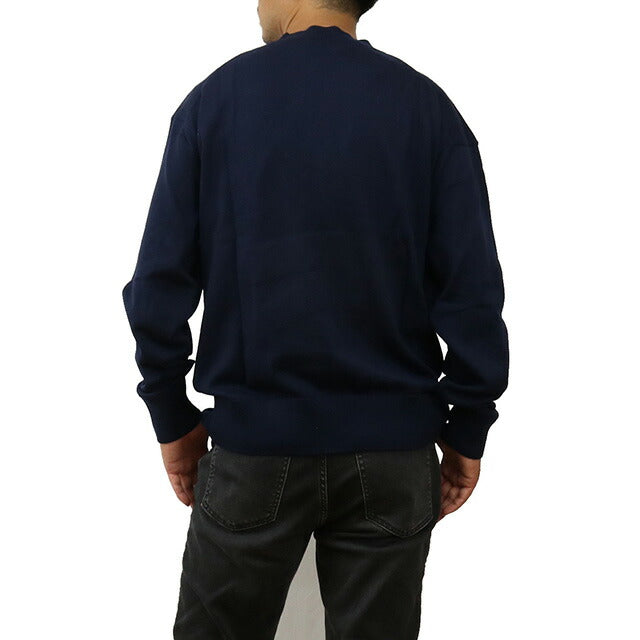 メゾンキツネ ニット メンズ ブランド MAISON KITSUNE モロッコ KM00503 NAVY ネイビー系 ウェア 選べるモデル MKIKM00503B