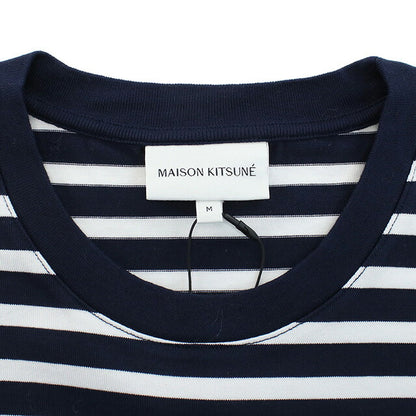 メゾンキツネ 長袖Ｔシャツ メンズ ブランド MAISON KITSUNE ポルトガル LM00105 NAVY STRIPES ネイビー系 ホワイト系 ウェア 選べるモデル MKILM00105A