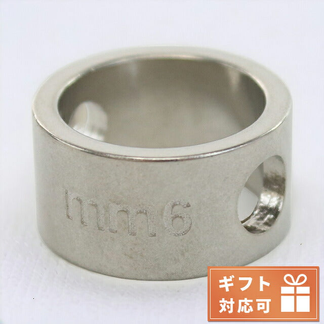 MM Six Ring Unisex Brand MM6 Italy SM7UQ0022 Silver Accessories Select MM6SM7UQ0022A