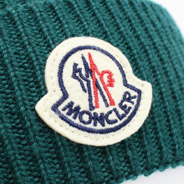 モンクレール ニットキャップ メンズ ブランド MONCLER イタリア 3B70500 グリーン系 帽子 選べるモデル MON3B70500B