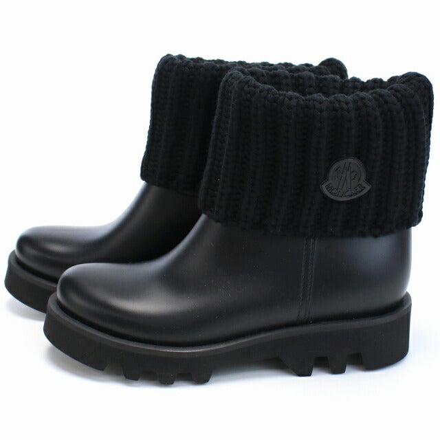 Moncler Rain Boots Ladies Brand MONCLER 4G00070 Black Shoes Select Mon4G00070A