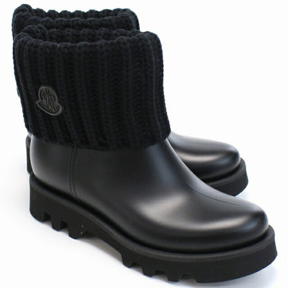 Moncler Rain Boots Ladies Brand MONCLER 4G00070 Black Shoes Select Mon4G00070A