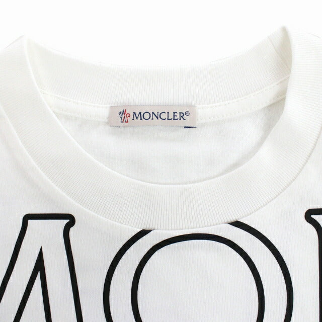 Moncler T -shirt Ladies Brand MONCLER Türkiye 8C00022 White Wear Select MON8C00022B