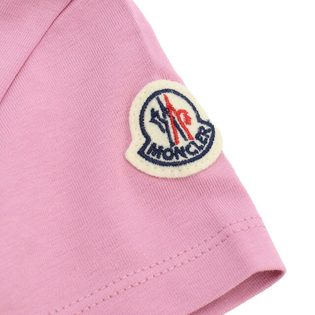 Moncler T -shirt Baby Brand MONCLER Türkiye 8C00022 Pink fashion selectable model Mon8C00022D