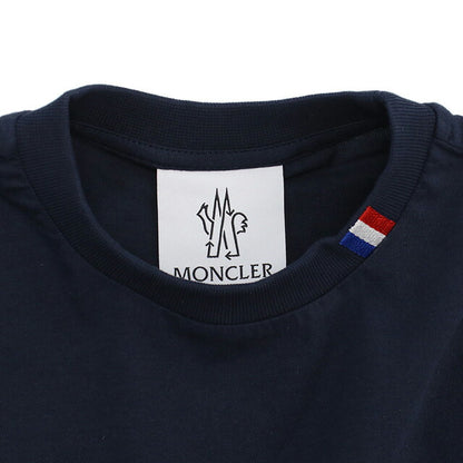 Moncler T -shirt Kids Brand MONCLER Cotton 100% Portugal 8C00038 Navy Fashion Select MON8C00038AK