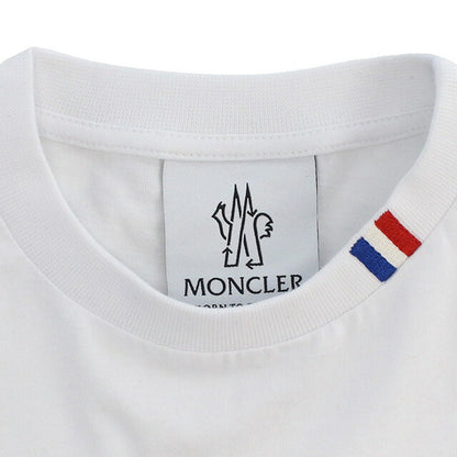 Moncler T -shirt Kids Brand MONCLER Cotton 100% Portugal 8C00038 White Fashion Select Mon8C00038B