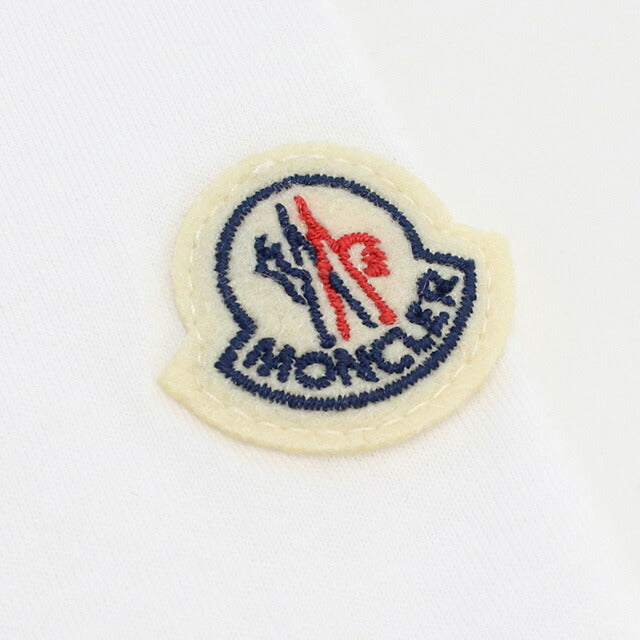 Moncler T -shirt Kids Brand MONCLER Cotton 100% Portugal 8C00038 White Fashion Select Mon8C00038B