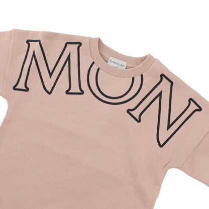 Moncler Sweat Baby Brand MONCLER Türkiye 8i00009 Pink Wear Select MON8I00009A