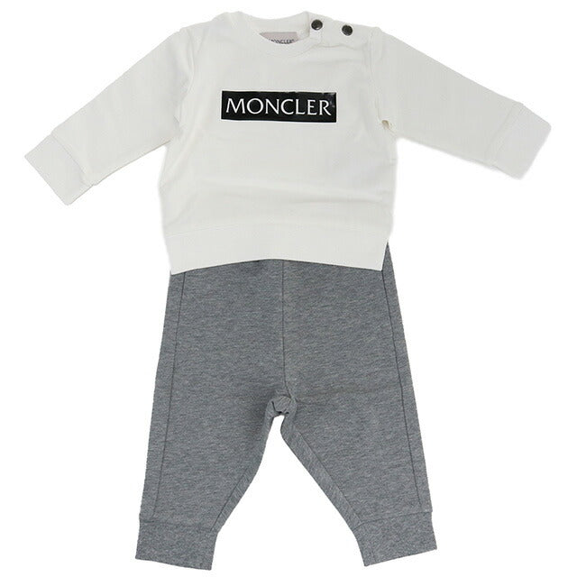 Moncler Setup Baby Brand MONCLER Türkiye 8M72820 White -based gray fashion model MON8M72820A