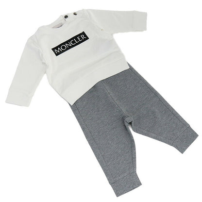 Moncler Setup Baby Brand MONCLER Türkiye 8M72820 White -based gray fashion model MON8M72820A