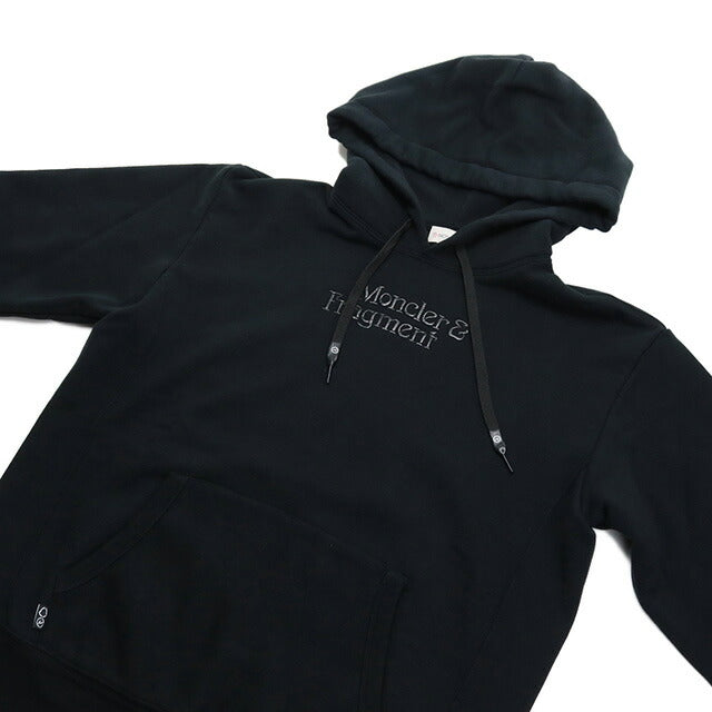 モンクレール パーカー メンズ ブランド MONCLER コットン100% イタリア MAGLIA BLACK ブラック ウェア MONMAGLIAA