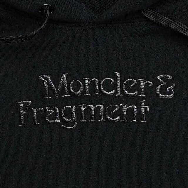 モンクレール パーカー メンズ ブランド MONCLER コットン100% イタリア MAGLIA BLACK ブラック ウェア MONMAGLIAA