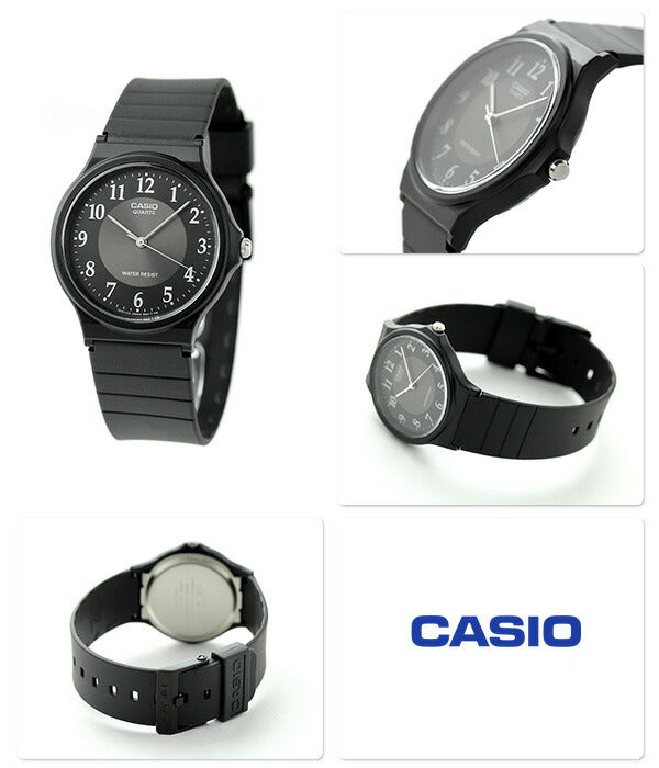 Casio Chip Kashi Cheep Casio海外模型经典圆形MQ-24-1B3DF手表品牌