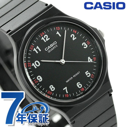 Casio Chip Kashi Cheep Casio海外模型经典圆形MQ-24-1BDF手表品牌