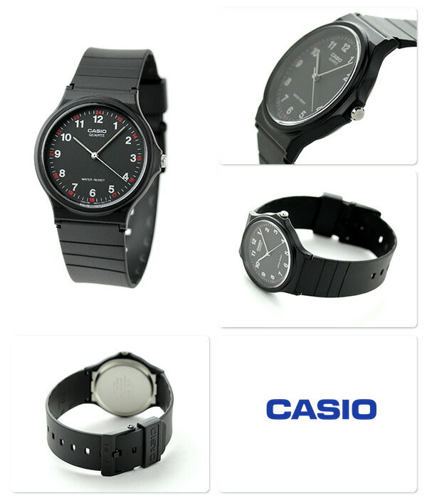 Casio Chip Kashi Cheep Casio海外模型经典圆形MQ-24-1BDF手表品牌