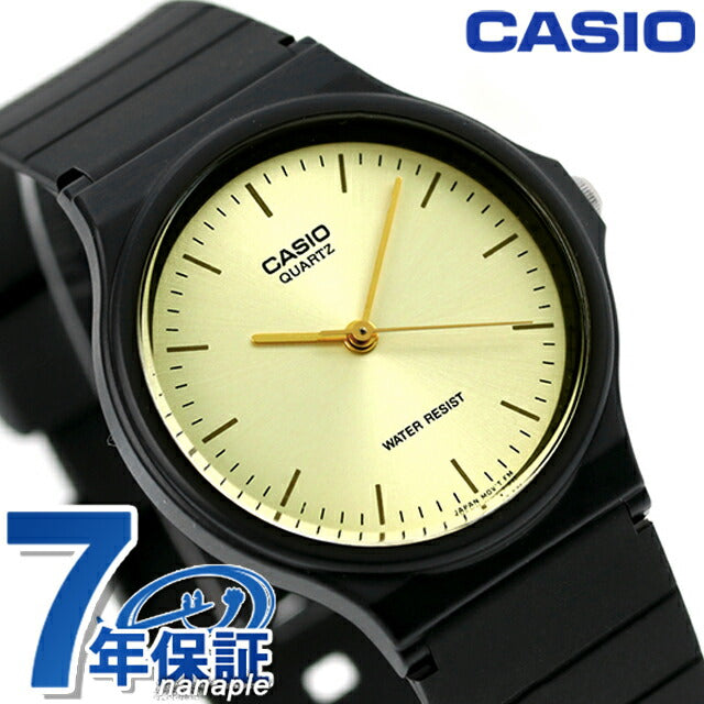 Casio Chip Kashi Cheep Casio海外模型经典圆形MQ-24-9EDF手表品牌男士