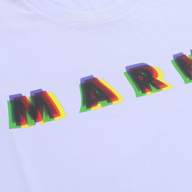 マルニ Tシャツ メンズ ブランド MARNI コットン100% ポルトガル HUMU0198PE パープル系 ファッション 選べるモデル MRNHUMU0198PEA